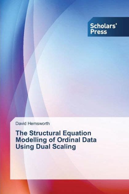 Book cover: Modelling using ordinal data